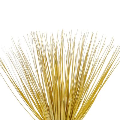 GloboStar® Artificial Garden YELLOW GRASS BOUQUET 21156 Τεχνητό Διακοσμητικό Μπουκέτο Grass Μπέζ  Y45cm