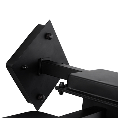 GloboStar® TORO 01079 Vintage Επιτοίχιο Φωτιστικό Απλίκα Δίφωτο 2 x E27 IP20 Μαύρο Μέταλλο - Μ44 x Π33 x Υ21cm