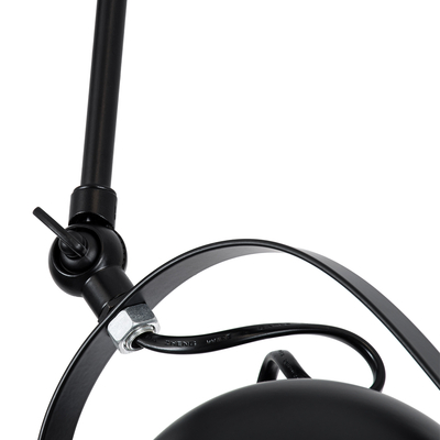 GloboStar® CANNES 01081 Μοντέρνο Φωτιστικό Οροφής Ράγα Δίφωτο 2 x E27 IP20 Μαύρο Μέταλλο - Μ61 x Π12 x Υ48cm