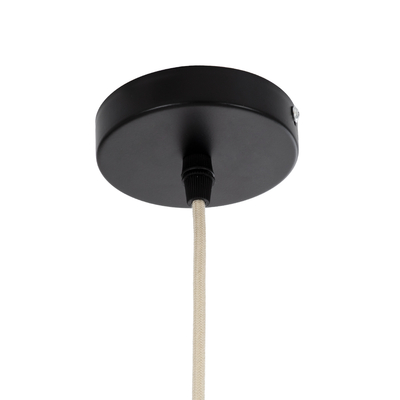 GloboStar® OCEANA 01200 Boho Κρεμαστό Φωτιστικό Μπάλα Μονόφωτο 1 x E27 IP20 Μπεζ Σχοινί - Μ20 x Π20 x Υ20cm