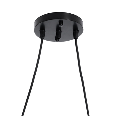 GloboStar® BIKE 01213 Vintage Κρεμαστό Φωτιστικό Φιγούρα Δίφωτο 2 x E27 IP20 Μαύρο Μέταλλο - Μ67 x Π3.5 x Υ41cm