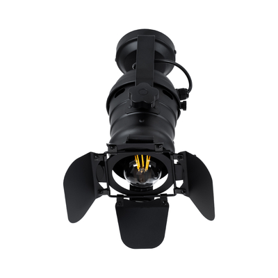 GloboStar® DETROIT 01372 Vintage Φωτιστικό Οροφής Πλέγμα Μονόφωτο 1 x E27 IP20 Μαύρο Μέταλλο - Μ26 x Π26 x Υ37cm