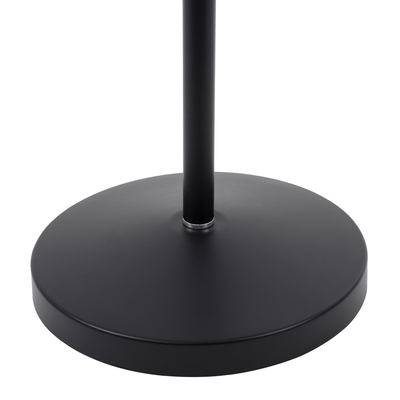 GloboStar® AUDREY 01468 Vintage Επιδαπέδιο Φωτιστικό Μονόφωτο 1 x E27 IP20 Μαύρο Μέταλλο - Μ15 x Π15 x Υ190cm