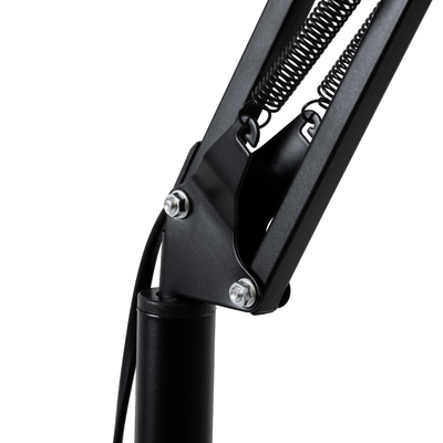 GloboStar® AUDREY 01468 Vintage Επιδαπέδιο Φωτιστικό Μονόφωτο 1 x E27 IP20 Μαύρο Μέταλλο - Μ15 x Π15 x Υ190cm