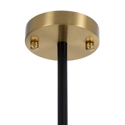 GloboStar® STARDUST 01649 Vintage Φωτιστικό Οροφής Πλέγμα Πολύφωτο 8 x E27 IP20 Μαύρο & Χρυσό Μέταλλο με Λευκό Γυαλί - Μ75 x Π75 x Υ100cm