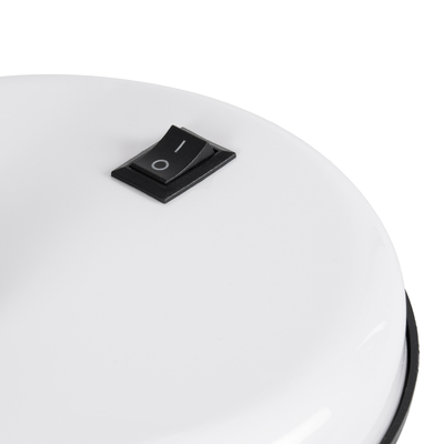 GloboStar® STUDENT WHITE 01531 Μοντέρνο Επιτραπέζιο Φωτιστικό Γραφείου Μονόφωτο 1 x E27 Λευκό Μεταλλικό με Διακόπτη ΟN/OFF Καμπάνα Φ12 x Υ32cm