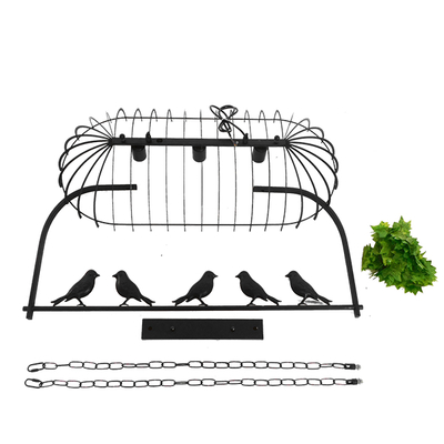 GloboStar® NEST 01646 Vintage Κρεμαστό Φωτιστικό Φιγούρα Τρίφωτο 3 x E27 IP20 Μαύρο Μέταλλο με Πράσινο Πλαστικό - Μ85.5 x Π37.5 x Y38cm