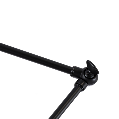 GloboStar® LOTUS 00936 Μοντέρνο Φωτιστικό Οροφής Καμπάνα Μονόφωτο 1 x E27 IP20 Τιρκουάζ, Μαύρο & Λευκό Μέταλλο - Μ30 x Π30 x Υ21cm