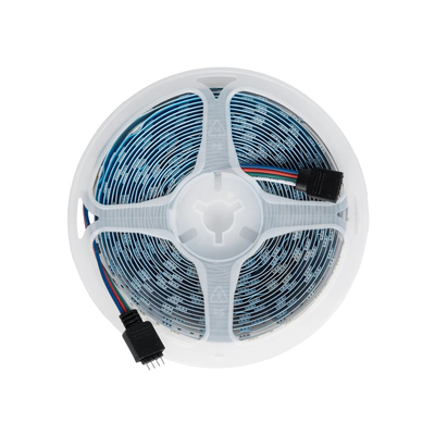 GloboStar® 70411 Σετ Ταινία LED 5m 36W/5m 150LED 5050 SMD 600lm/m 120° IP20 με Ενσωματωμένα Προγράμματα Λειτουργίας - Ασύρματο Χειριστήριο και Τροφοδοτικό RGB