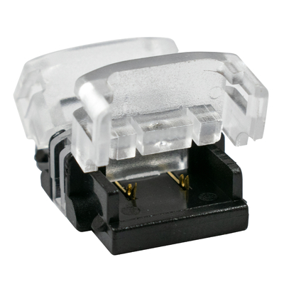 GloboStar® 70717 Ταχυσύνδεσμος Ένωσης IP20 - Strip To Strip Connector για Ένωση 2 x Μονόχρωμες Ταινίες LED Πλάτους 10mm