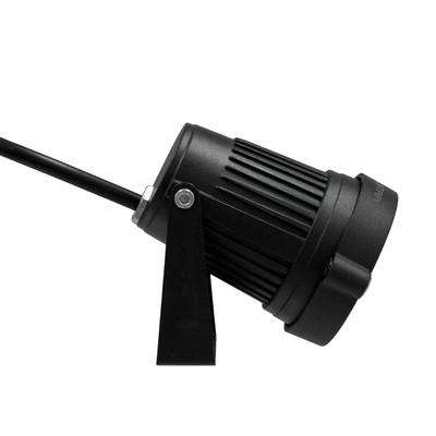 GloboStar® 75585 Προβολάκι Κήπου Καρφωτό - Δαπέδου Bridgelux COB LED 10W 1000lm 35° DC 12V Αδιάβροχο IP67 Ultra Κόκκινο Dimmable