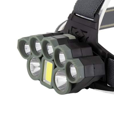 GloboStar® 79062 Φακός Κεφαλής Επαναφορτιζόμενος LED CREE XML2-T6 Chip 60 Watt 6000lm με 2 x 18650 Μπαταρίες 13600mAh Ψυχρό Λευκό 6000K