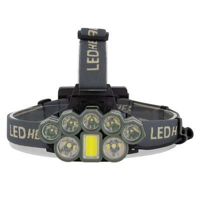 GloboStar® 79062 Φακός Κεφαλής Επαναφορτιζόμενος LED CREE XML2-T6 Chip 60 Watt 6000lm με 2 x 18650 Μπαταρίες 13600mAh Ψυχρό Λευκό 6000K