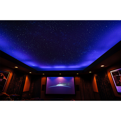 GloboStar® 79614 Κιτ Οπτικής Ίνας Optical Fiber LED 16W AC 230V με 280 Τεμ Οπτικής Ίνας Πάχους 1mm x Μήκους 2M και Ασύρματο Χειριστήριο RGBW