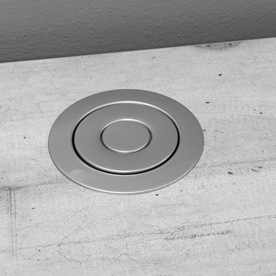 GloboStar® 79630 Χωνευτό Πτυσσόμενο Πολύμπριζο με 3 Πρίζες Ασφαλείας EU Σούκο AC 230V Max 3000W & 2 Εξόδους USB DC 5V Max 3A 18W & Ενσωματωμένο Διακόπτη Οn/Off