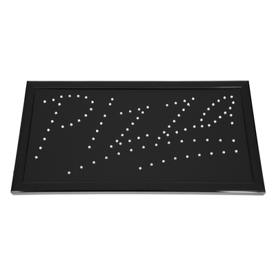 GloboStar® 75684 Φωτιστικό Ταμπέλα LED Σήμανσης PIZZA με Πρίζα AC 230V Μ48xΠ25xΥ2cm