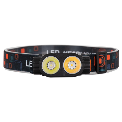 GloboStar® 79065 Φακός Κεφαλής Επαναφορτιζόμενος LED CREE XML2-T6 Chip 25 Watt 2500lm με 1 x 18650 Μπαταρία 3400mAh Θερμό Λευκό 3000K & Ψυχρό Λευκό 6000K