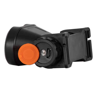 GloboStar® 79065 Φακός Κεφαλής Επαναφορτιζόμενος LED CREE XML2-T6 Chip 25 Watt 2500lm με 1 x 18650 Μπαταρία 3400mAh Θερμό Λευκό 3000K & Ψυχρό Λευκό 6000K