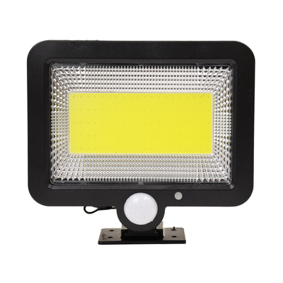 GloboStar® 71460 Αυτόνομος Ηλιακός Προβολέας LED 100 COB 20W 1200lm με Ενσωματωμένη Μπαταρία 2400mAh - Φωτοβολταϊκό Πάνελ με Αισθητήρα Ημέρας-Νύχτας - PIR Αισθητήρα Κίνησης Αδιάβροχο IP65 Ψυχρό Λευκό 6000K