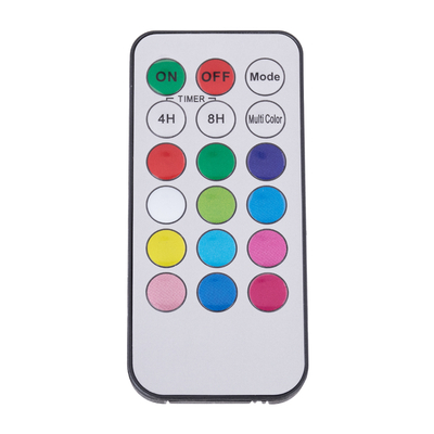 GloboStar® 79553 ΣΕΤ 3 Διακοσμητικών Realistic Κεριών με LED - Μπαταρίας & Ασύρματο Χειριστήριο IR Πολύχρωμα RGB Dimmable