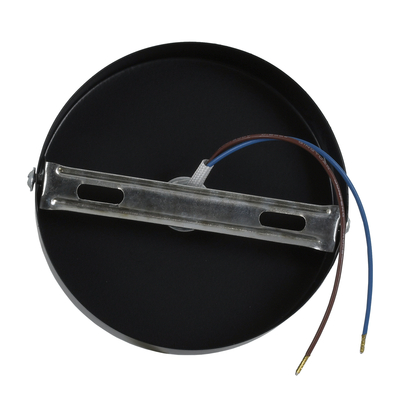 GloboStar® SARA 00843 Μοντέρνο Φωτιστικό Οροφής Σποτ Μονόφωτο 1 x E27 IP20 Μαύρο Μέταλλο - Μ10 x Π10 x Υ10.3cm