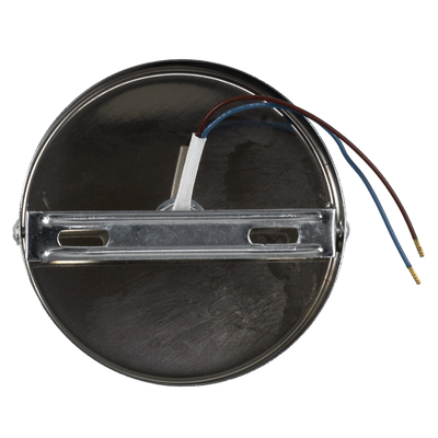 GloboStar® SARA 00844 Μοντέρνο Φωτιστικό Οροφής Σποτ Μονόφωτο 1 x E27 IP20 Ασημί Μέταλλο - Μ10 x Π10 x Υ10.3cm