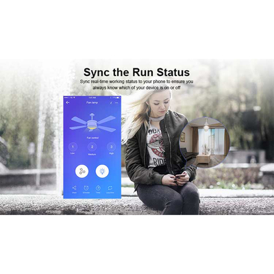 GloboStar® 80012 SONOFF iFan03-R2 - Wi-Fi Smart Switch Ceiling Fan & Light Controller