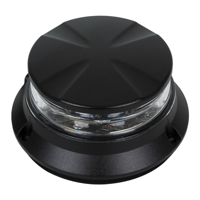 GloboStar® 85171 PRO Series Φάρος Σήμανσης Οχήματος Οδικής Βοήθείας για Αυτοκίνητα & Φορτηγά 6 Προγραμμάτων Φωτισμού STROBE LED SMD 3030 48W DC 10-30V Αδιάβροχος IP66 Πορτοκαλί