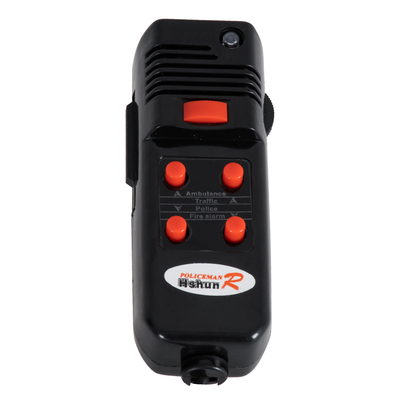 GloboStar® 85698 Τηλεβόας - Ντουντούκα - Σειρήνα - Κόρνα Αυτοκινήτου με 5 Προγράμματα Ήχητικών Εφέ Αστυνομίας - Πυροσβεστικής - Security με Μικρόφωνο - 100W 300db DC 12V Αδιάβροχο IP65