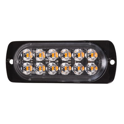 GloboStar® 85264 PRO Series Μπάρα Σήμανσης Οχήματος Οδικής Βοήθείας για Αυτοκίνητα & Φορτηγά Φωτισμού STROBE LED SMD 3030 12W DC 12-24V Αδιάβροχη IP65 Πορτοκαλί