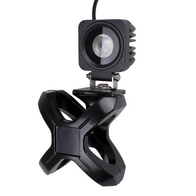 GloboStar® 85556 ΣΕΤ 2 Βάσεις Στήριξης για Μπάρες - Προβολάκια LED Rollbar JEEP BAR Holder - Brackets - 2.25 έως 3 Inches Universal