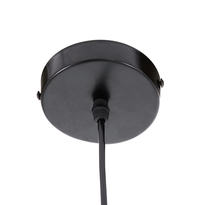 GloboStar® CELEST 00789 Μοντέρνο Κρεμαστό Φωτιστικό Ανάρτηση Μονόφωτο 1 x G9 Μαύρο Μέταλλο με Λευκό Γυαλί - Μ20 x Π20 x Υ26.5cm