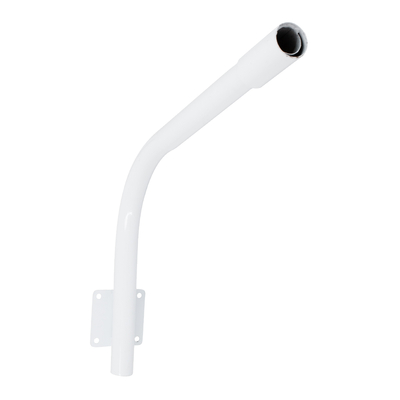 GloboStar® 90229 Μεταλλική Βάση Στήριξης CURVED M62cm x Φ60mm για Φωτιστικά Δρόμου Street Lights με Διάμετρο Βάσης Φ60mm