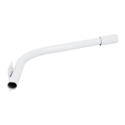 GloboStar® 90229 Μεταλλική Βάση Στήριξης CURVED M62cm x Φ60mm για Φωτιστικά Δρόμου Street Lights με Διάμετρο Βάσης Φ60mm