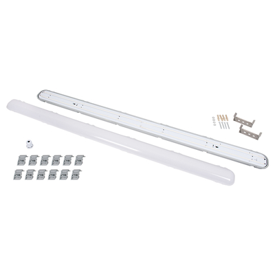 GloboStar® 60178 LED Γραμμικό Βιομηχανικό Φωτιστικό Tri-Proof 150cm 72W 8162lm 120° AC 220-240V Αδιάβροχο IP65 Μ150 x Π10,5 x Υ8cm Θερμό Λευκό 2700K - 3 Χρόνια Εγγύηση