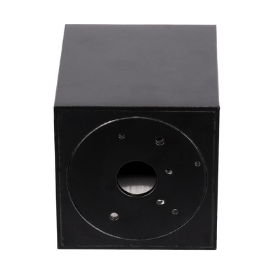 GloboStar® AKIRA 60621 Επιφανειακό Κινούμενο Τετράγωνο Φωτιστικό Σποτ Αλουμινίου με Ντουί GU10 AC 220-240V IP44 Μ8 x Π8 x Υ10cm - Μαύρο