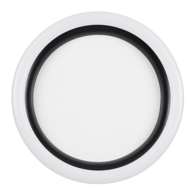 GloboStar® ARIANA 61034 Πλαφονιέρα Οροφής Κύκλος LED CCT 55W 6376lm 120° AC 220-240V - Εναλλαγή Φωτισμού μέσω Τηλεχειριστηρίου All In One Ψυχρό Λευκό 6000k+Φυσικό Λευκό 4500k+Θερμό Λευκό 2700k Dimmable Φ48cm - Μαύρο - 3 Years Warranty