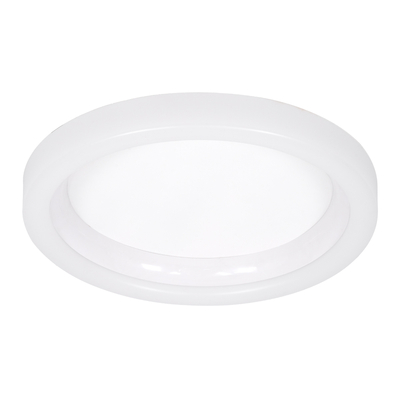 GloboStar® ARIANA 61035 Πλαφονιέρα Οροφής Κύκλος LED CCT 55W 6376lm 120° AC 220-240V - Εναλλαγή Φωτισμού μέσω Τηλεχειριστηρίου All In One Ψυχρό Λευκό 6000k+Φυσικό Λευκό 4500k+Θερμό Λευκό 2700k Dimmable Φ48cm - Λευκό - 3 Years Warranty