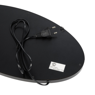 GloboStar® 75685 Φωτιστικό Ταμπέλα LED Οβάλ Σήμανσης PIZZA 3W με Πρίζα AC 230V - Μ48 x Π1.8 x Υ24.5cm