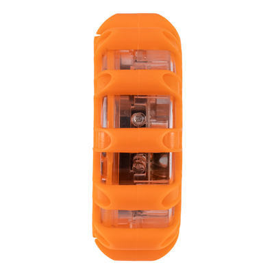 GloboStar® 79697 Φορητός Μαγνητικός Φάρος Οχημάτων - Ασφαλείας Έκτακτης Ανάγκης 2W 140lm με Φακό - Μπαταρίας 3xAAA (δεν Περιλαμβάνονται) Αδιάβροχος IP67 Κόκκινο - Ψυχρό Λευκό 6000K Φ10 x Υ3.5cm