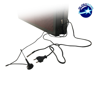 GloboStar® 90311 Κυλιόμενη Ψηφιακή Επιγραφή P10 LED SMD AC 220-240V με Wi-Fi - Αδιάβροχή IP65 - Διπλής Όψης - Μ168 x Π12 x Υ24cm Κόκκινο