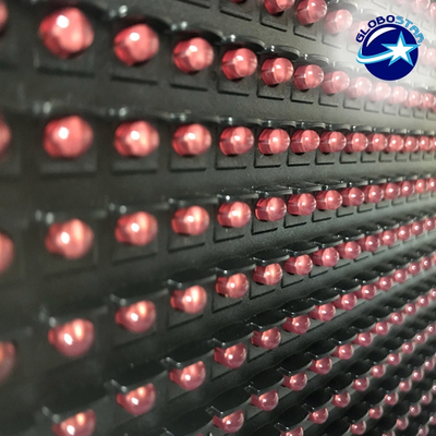 GloboStar® 90311 Κυλιόμενη Ψηφιακή Επιγραφή P10 LED SMD AC 220-240V με Wi-Fi - Αδιάβροχή IP65 - Διπλής Όψης - Μ168 x Π12 x Υ24cm Κόκκινο