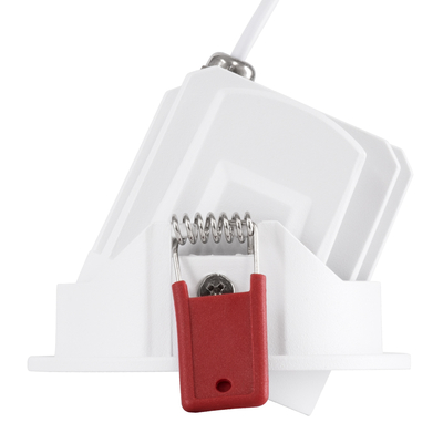 GloboStar® LEO-R 60283 Χωνευτό LED Spot Downlight TrimLess Φ8.5cm 10W 1250lm 38° AC 220-240V IP20 Φ8.5 x Υ6.6cm - Στρόγγυλο - Κινούμενο - Λευκό με Μαύρο Κάτοπτρο & Anti-Glare HoneyComb - Θερμό Λευκό 2700K - Bridgelux COB - 5 Years Warranty