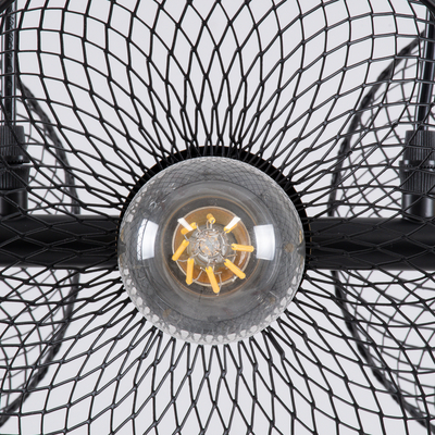 GloboStar® VERONA 00586 Μοντέρνο Κρεμαστό Φωτιστικό Ράγα Τρίφωτο 3 x E27 IP20 Μαύρο & Χρυσό Μέταλλο - Μ50 x Π28 x Υ20cm