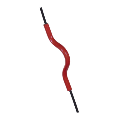 GloboStar® LIBBY 01095-1 Παιδικό Κρεμαστό Φωτιστικό Ανάρτηση Μονόφωτο 1 x E27 IP20 Κόκκινο Μέταλλο - Μ28 x Π28 x Υ16cm