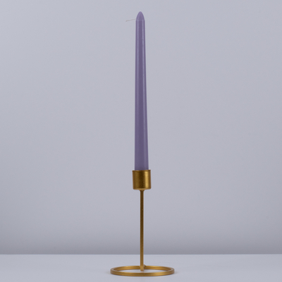 GloboStar® LAVENDER-FIELD 35203 ΣΕΤ 4 Αρωματικά Κεριά Κηροπηγίου Παραφίνης με Άρωμα Λεμόνι - Λεβάντα Μωβ Μ2 x Π2 x Υ25cm