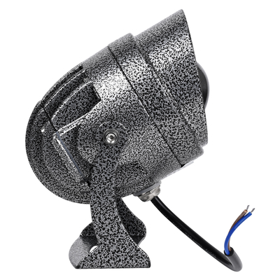 GLOBOSTAR® SPOT-XENIA 90634 Αρχιτεκτονικό Σποτ Φωτισμου LED 16W 1360lm 3° DC 24V Αδιάβροχο IP65 Μπλε Dimmable - Γκρι Ανθρακί - Μ9 x Π9 x Υ12cm - 3 Χρόνια Εγγύηση