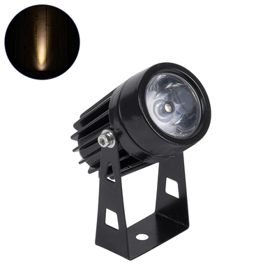 GLOBOSTAR® SPOT-TOLA 90631 Αρχιτεκτονικό Σποτ Φωτισμου LED 1W 110lm 10° DC 24V Αδιάβροχο IP65 Θερμό Λευκό 2700K Dimmable - Γκρι Ανθρακί - Μ5 x Π5 x Υ9cm - 3 Χρόνια Εγγύηση