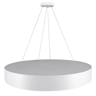 GloboStar® BURTON 61203-S Πλαφονιέρα Οροφής LED CCT 75W 8625lm 120° AC 220-240V - Εναλλαγή Φωτισμού μέσω Τηλεχειριστηρίου All In One Ψυχρό 6000k+Φυσικό 4500k+Θερμό 2700k Dimmable Φ60cm - Λευκό - 3 Years Warranty