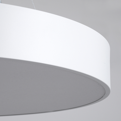 GloboStar® BURTON 61203-S Πλαφονιέρα Οροφής LED CCT 75W 8625lm 120° AC 220-240V - Εναλλαγή Φωτισμού μέσω Τηλεχειριστηρίου All In One Ψυχρό 6000k+Φυσικό 4500k+Θερμό 2700k Dimmable Φ60cm - Λευκό - 3 Years Warranty